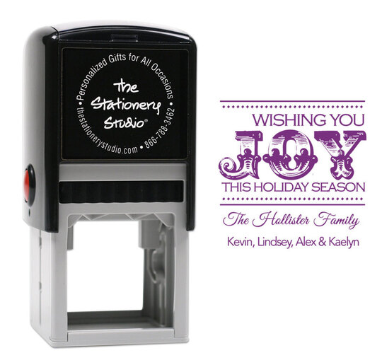 Wishing You Joy Self-Inking Stamper